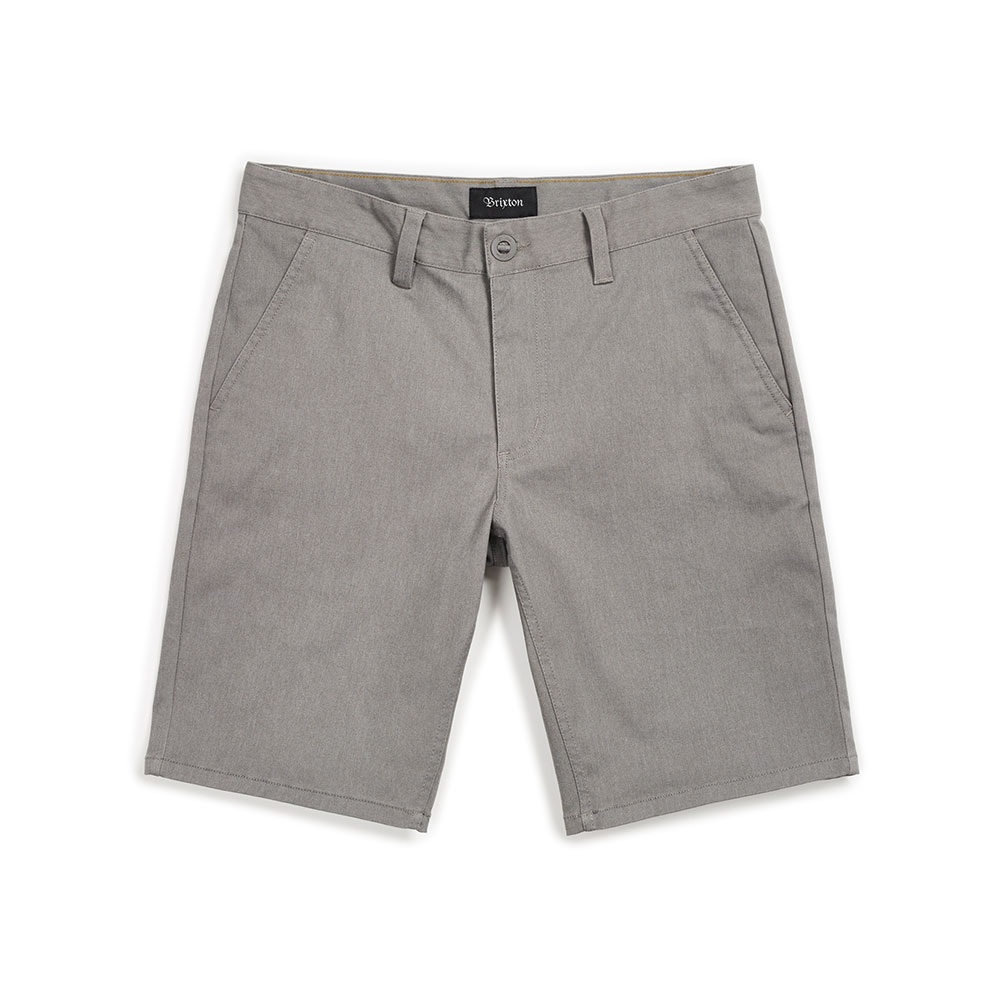 Brixton – Toil II Hemmed Chino Short Grey | Eddie Franks Rye