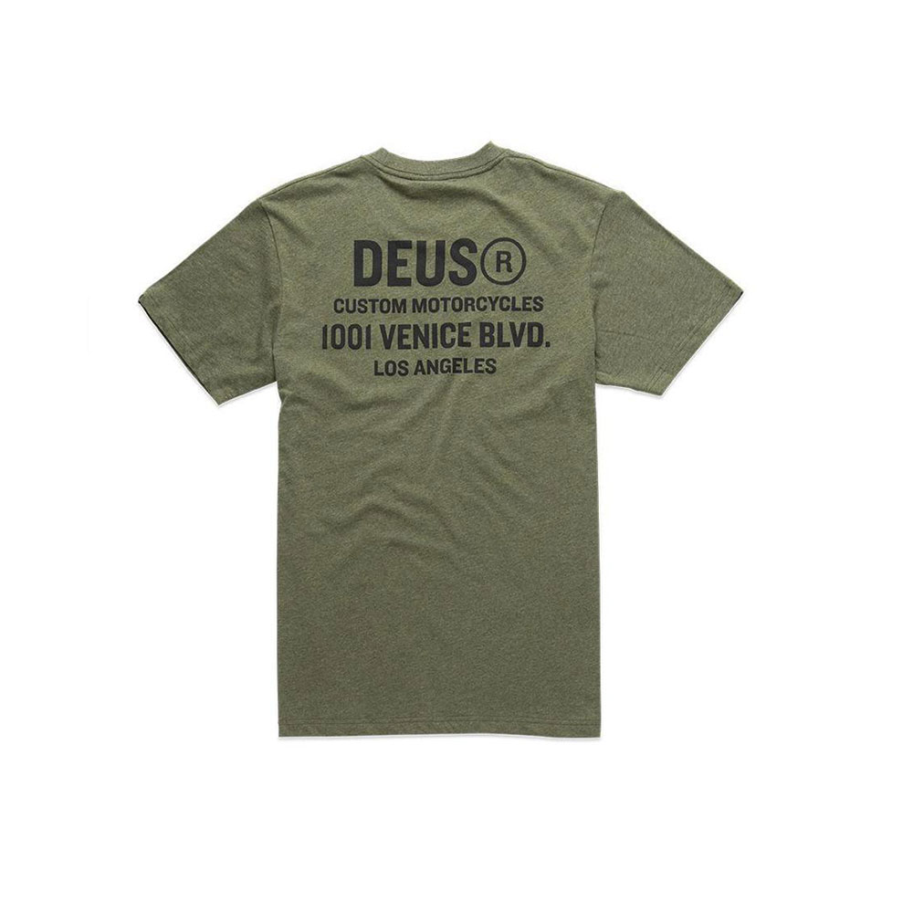 Deus – Cogs T-Shirt Leaf Marle | Eddie Franks Rye