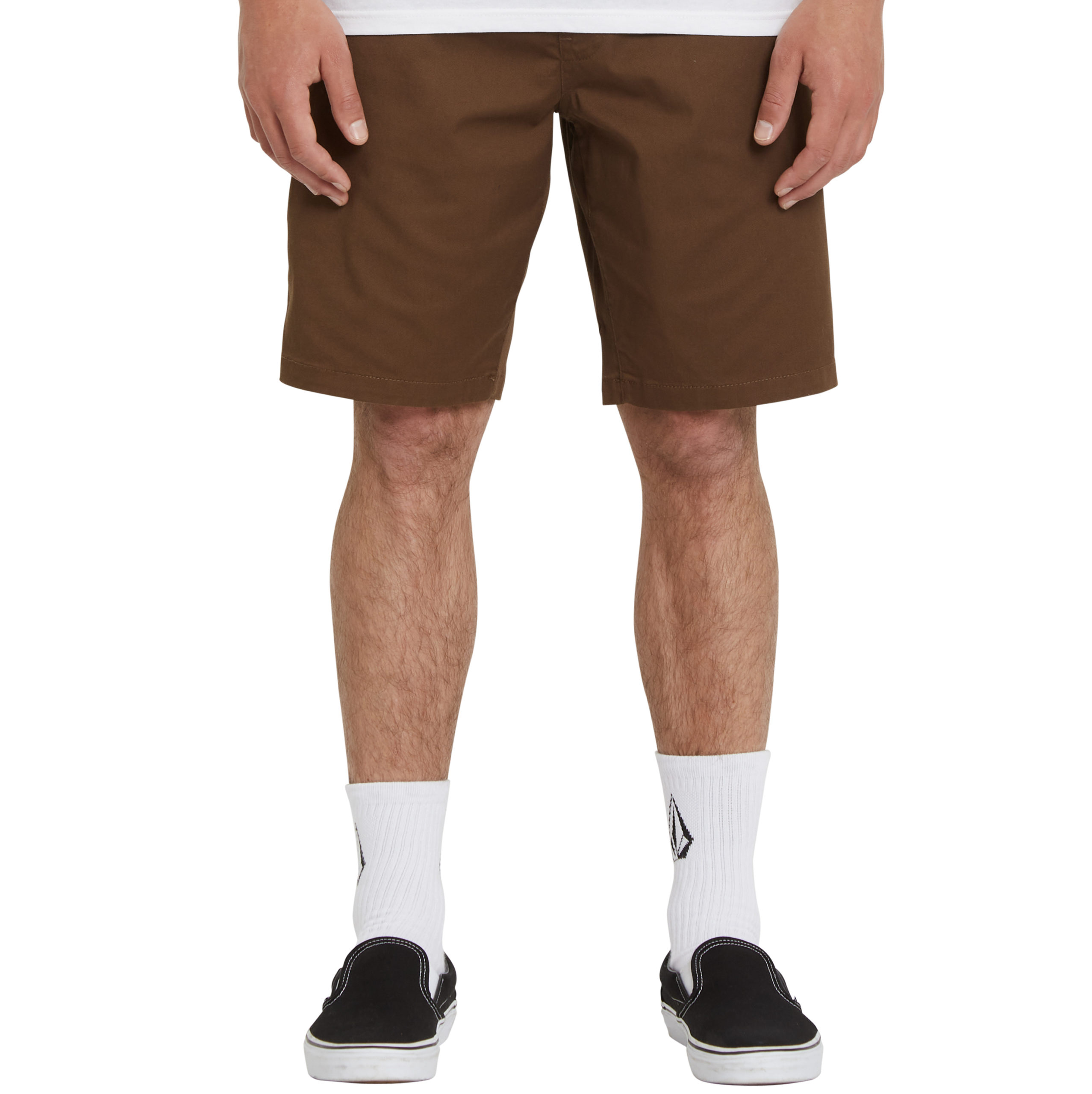 Volcom -Frickin Elastic Waist Short Dark Earth | Eddie Franks Rye