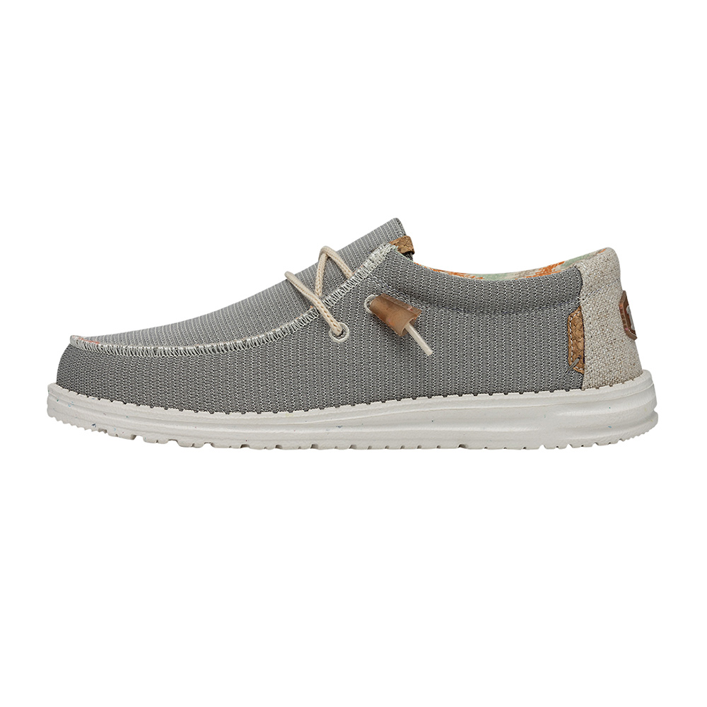 Dude Shoes Wally Knit Cobblestone Eddie Franks Rye