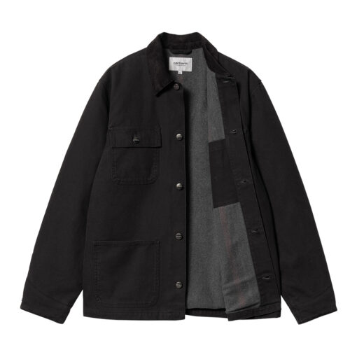 Carhartt - Michigan Black Heavy Stone Wash Coat 3