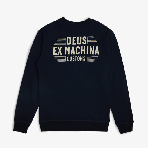 Deus - Fender Crew Sweatshirt Navy 2